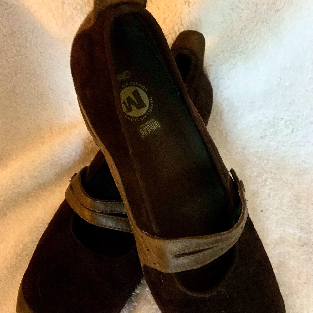 Merrell Ortholite Brown MaryJane Shoes